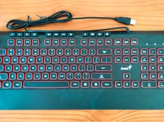 Genius SlimStar 280 keyboard – Review Genius keyboard with red-and-black keys