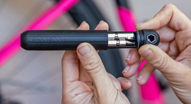 Ryder Innovation Groove Tool – Review The Ryder Innovation Groove Tool held in both hands.