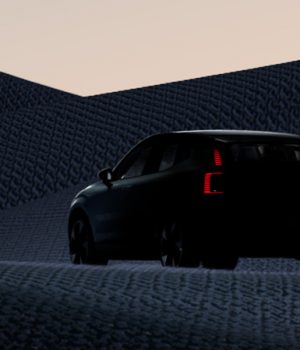 Volvo shows teaser pic of electric EX30
