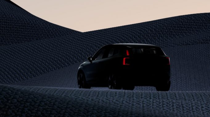 Volvo shows teaser pic of electric EX30