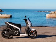 Silence S01 electric scooter – Review Silence S01 at Kleinmond harbour's jetty