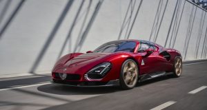 Alfa Romeo unveils gorgeous supercar, will build just 33