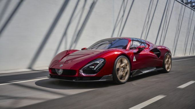 Alfa Romeo unveils gorgeous supercar, will build just 33