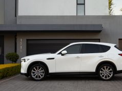 Mazda CX-60 diesel hybrid headed for SA White Mazda CX-60 in profile