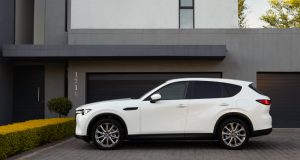 Mazda CX-60 diesel hybrid headed for SA White Mazda CX-60 in profile