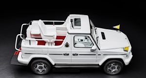 The new Popemobile is an electric Mercedes G-Class